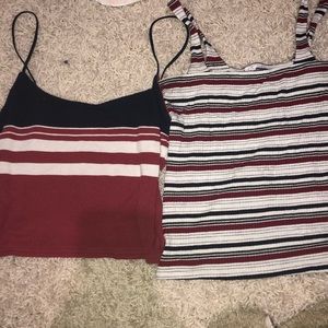 Crop tops. Size xs. Form tillys and pacsun
